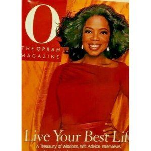 'Live Your Best Life' Oprah Winfrey Hardcover Book with Dust Jacket -Like New